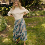 Quinn Poplin Skirt Banding Green