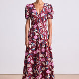 Dia Maxi Essa Floral Merlot
