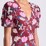 Dia Maxi Essa Floral Merlot