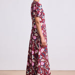 Dia Maxi Essa Floral Merlot