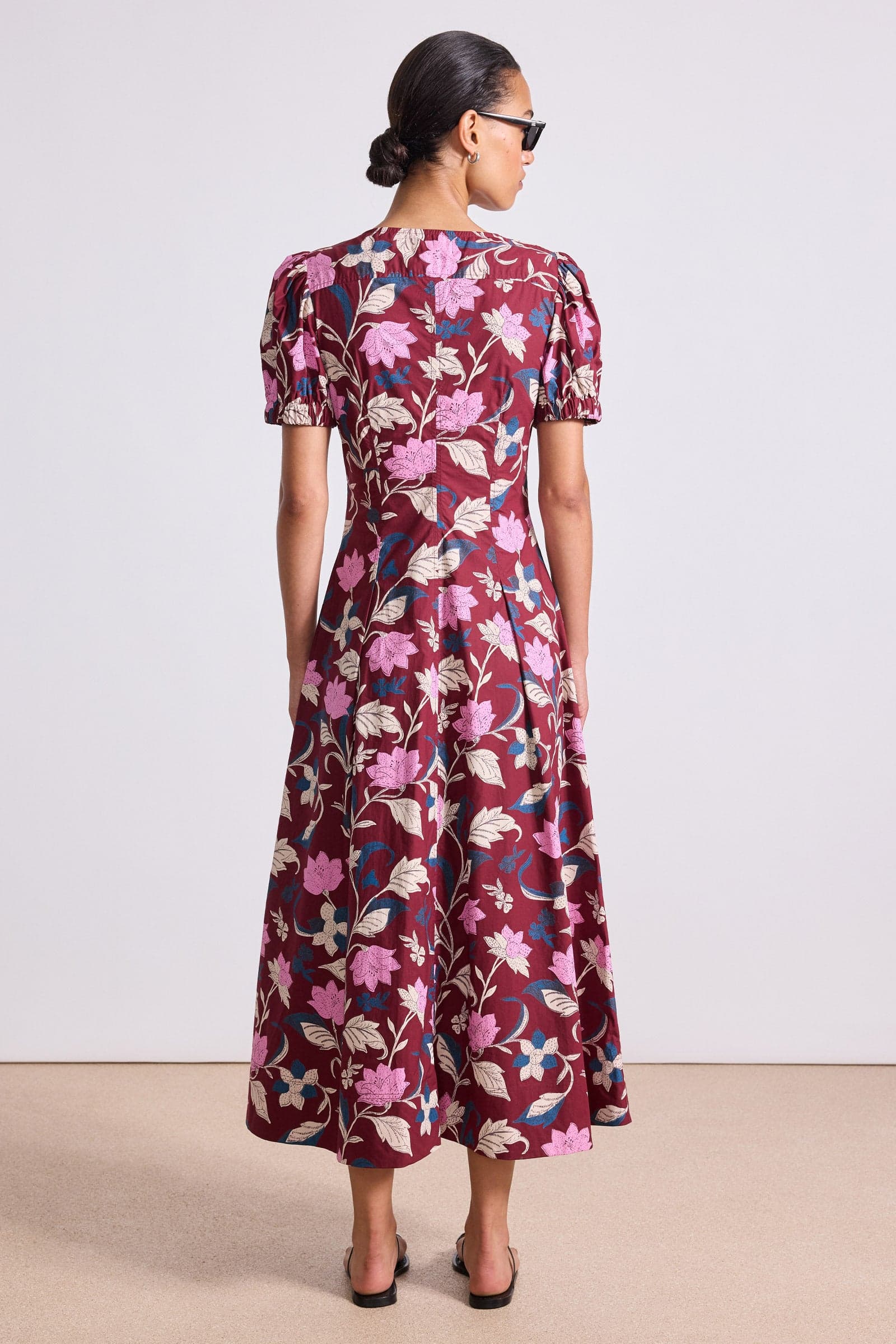 Dia Maxi Essa Floral Merlot