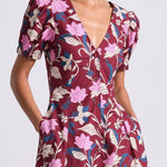 Dia Maxi Essa Floral Merlot