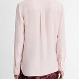 Slim Fitted Button Down Blouse Ballet Pink