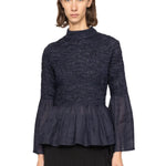 Imogen Solid Top Navy