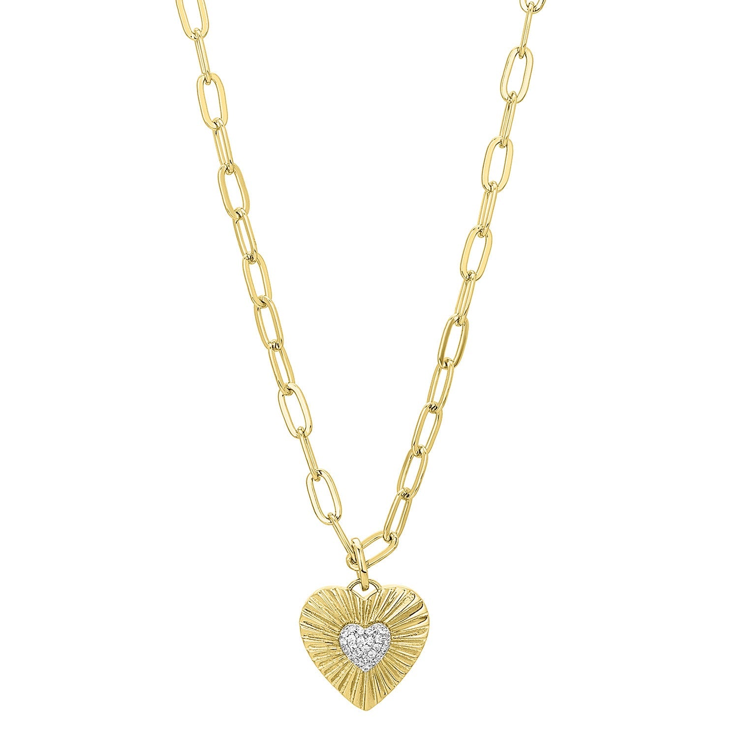 Thalia Heart Necklace Gold