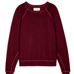 College Slouchy Sweatshirt Plum