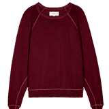 College Slouchy Sweatshirt Plum