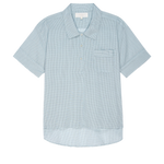 The Short Sleeve Pajama Shirt Blue Star Print