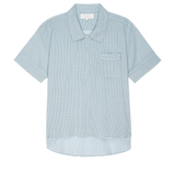 The Short Sleeve Pajama Shirt Blue Star Print