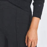 Tempest Wide Leg Knit Trouser Black