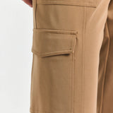 Elian Tropical Stretch Suiting Trouser Camel
