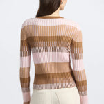 Thibeaut Plaited Stripe Cardigan Spice Multi