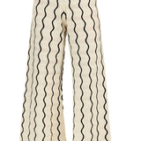 Lesley Knit Pant Black/ Cream