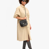 Turnlock Louis With Top Handle Congo Croco Black