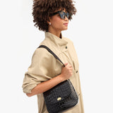 Turnlock Louis With Top Handle Congo Croco Black