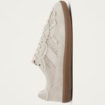 Tb.490 Crochet Cream Leather Sneakers