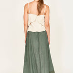 Verona Skirt in Verde Fossil