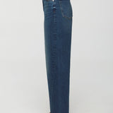 KYRA ANKLE HIGH RISE BOWED WIDE ANKLE