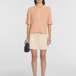 Violet Cardi Apricot