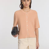 Violet Cardi Apricot