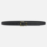 The Square Buckle Belt Black