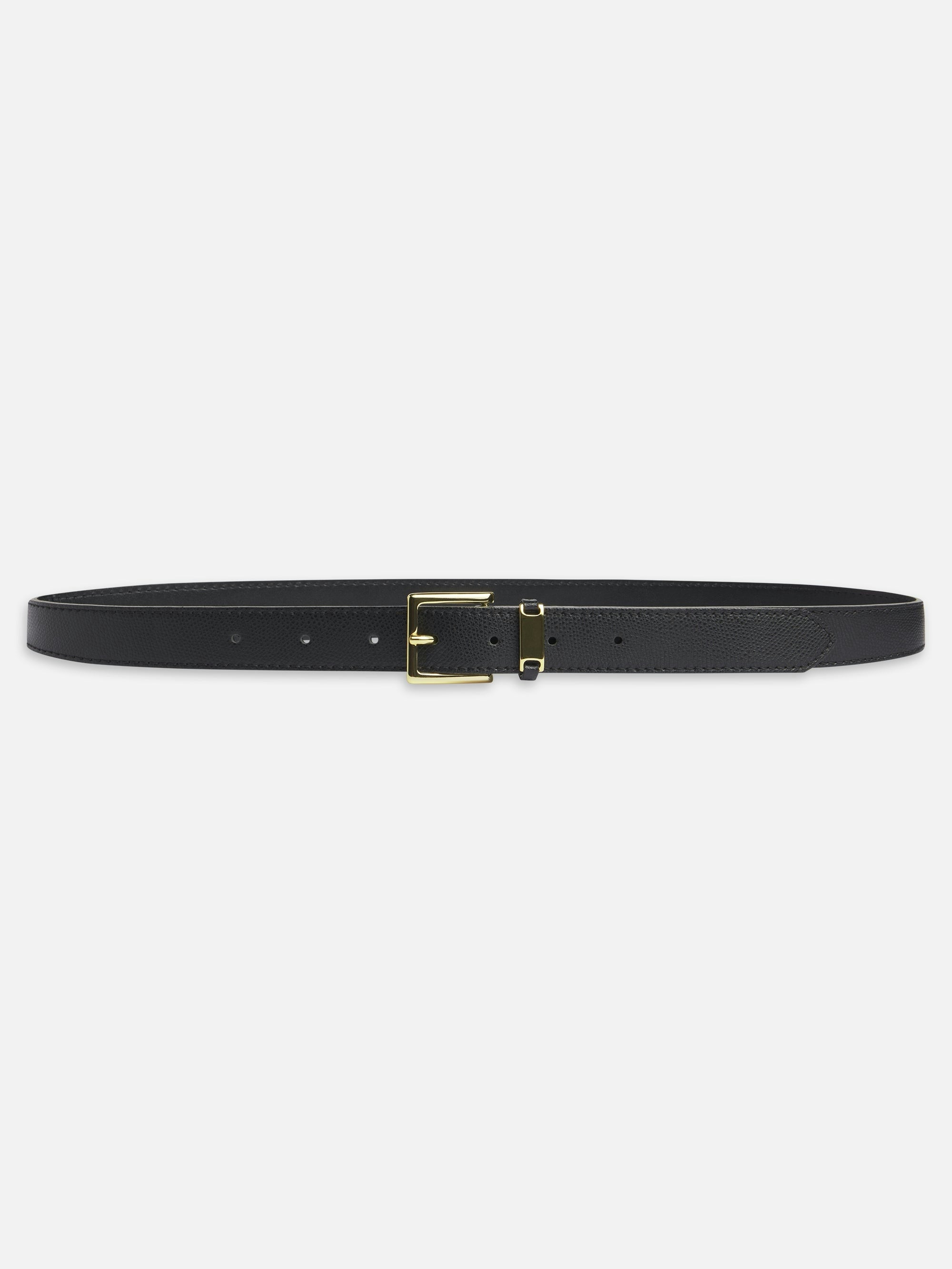 The Square Buckle Belt Black