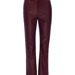 Le Crop Mini Boot Leather Wine