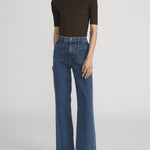 The Lurex Mock Neck Tee Americano