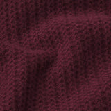 The Chain Pointelle Sweater Cabernet