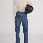 The Polka Dot Modern Tie Blouse Ecru Multi