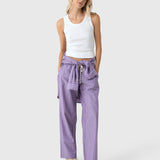 Brinna Pant Violet Rouge Stripe