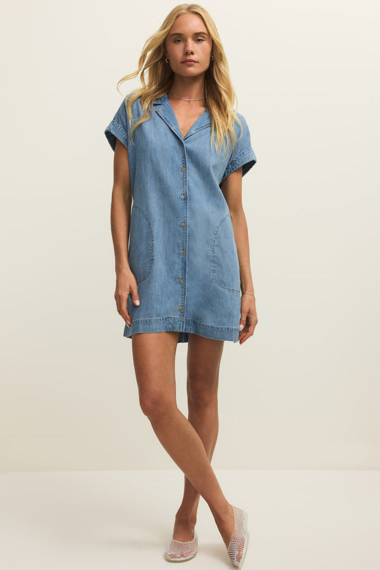 Napa Denim Mini Dress