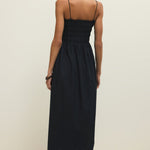 Cornelia Poplin Maxi Dress Black