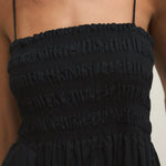 Cornelia Poplin Maxi Dress Black