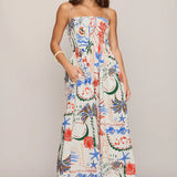 Cornelia Getaway Midi Dress Multi