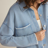 All Day Cropped Jacket Whipstitch