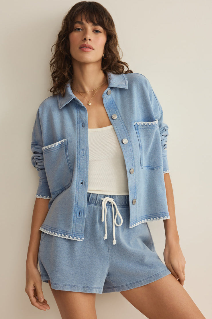 All Day Cropped Jacket Whipstitch