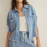 All Day Cropped Jacket Whipstitch