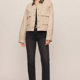 Rey Cropped Chore Jacket Soapstone