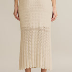 Soria Crochet Skirt Sea Salt