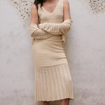 Soria Crochet Skirt Sea Salt