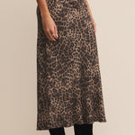 Izabel Leapord Satin Skirt