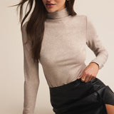 Allegra Mini Leather Skirt Black