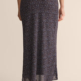 Yelena Aspen Floral Maxi Skirt Java