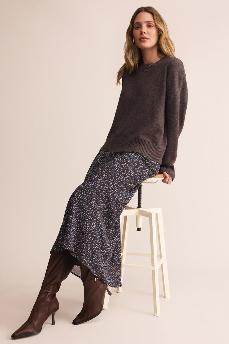 Yelena Aspen Floral Maxi Skirt Java