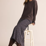 Yelena Aspen Floral Maxi Skirt Java