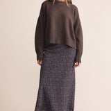 Yelena Aspen Floral Maxi Skirt Java