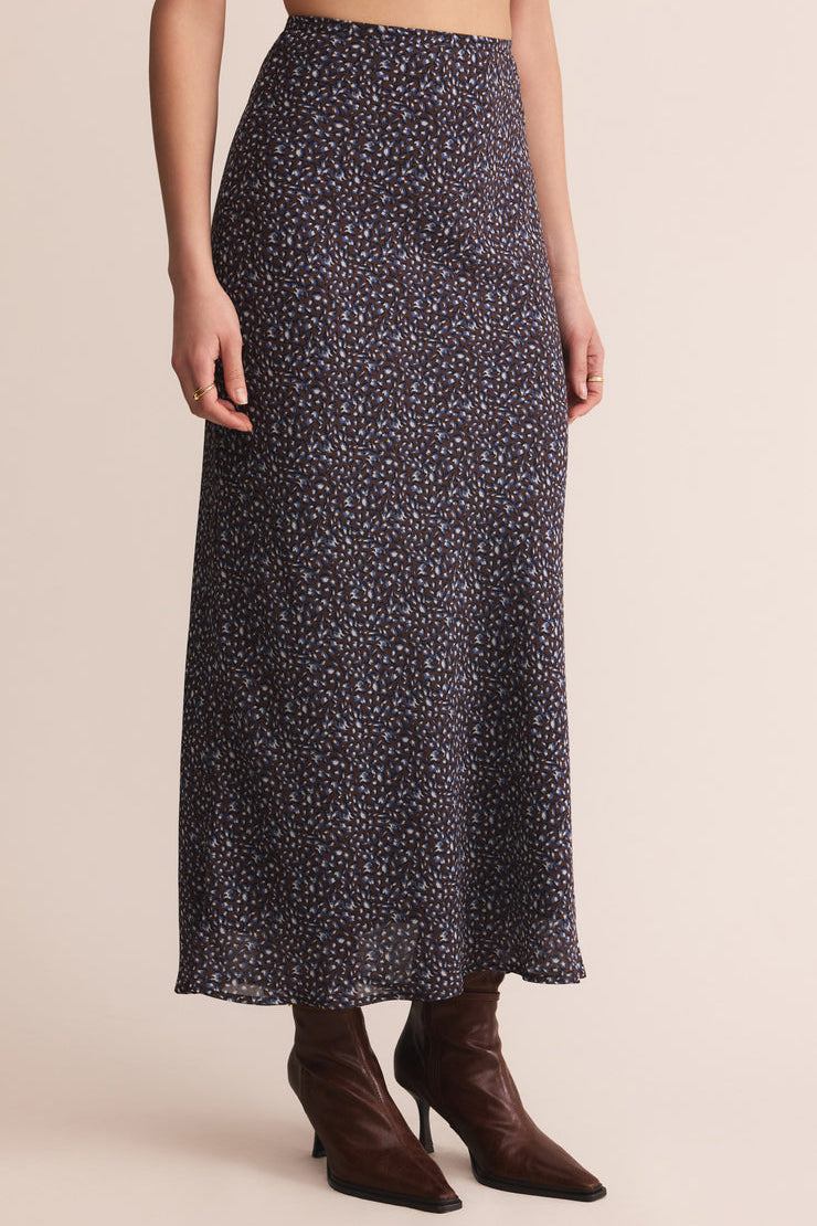 Yelena Aspen Floral Maxi Skirt Java