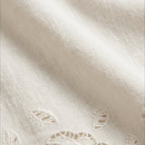 Daya Embroidered Top White