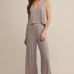 Coastline Rib Pant Slate Grey